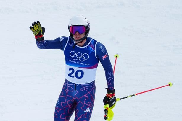 Team GB star breaks down in Winter Olympics retirement interview as Matt Weston supports