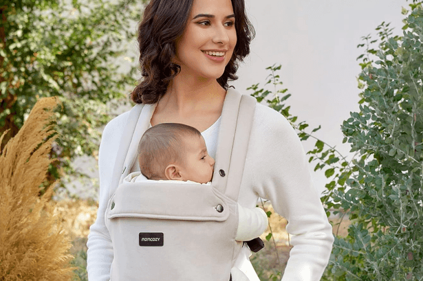 Mums praise 'supportive' Momcozy baby carrier now £40 in sale