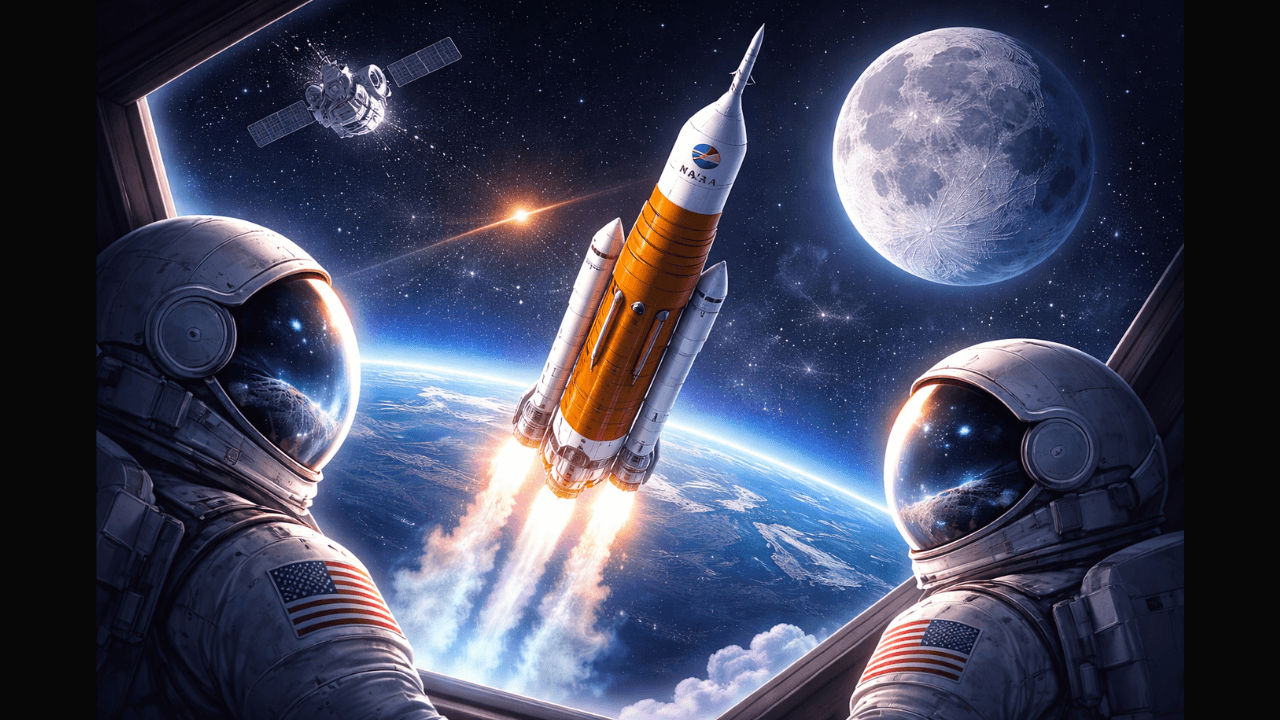 Moon-bound again: 4 astronauts will fly farther than anyone since 1970s