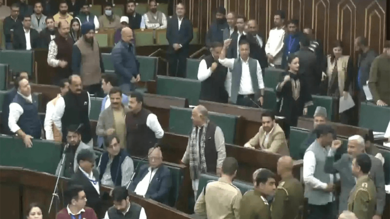 'Shoe-beating' remark sparks uproar in J&amp;K assembly, BJP demands Omar apology