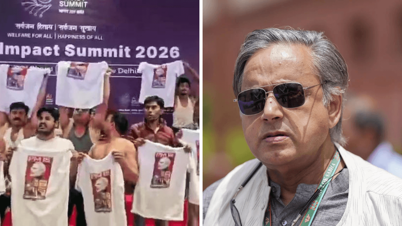 Congress paradox: Shashi Tharoor praises AI Summit, youth leaders protest on spot