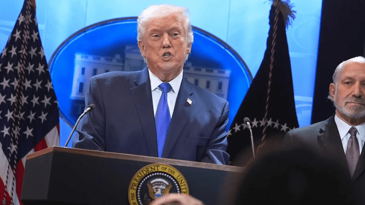 'So it's a loss then?': Moment Trump learnt of US top court's tariff blow mid-meeting