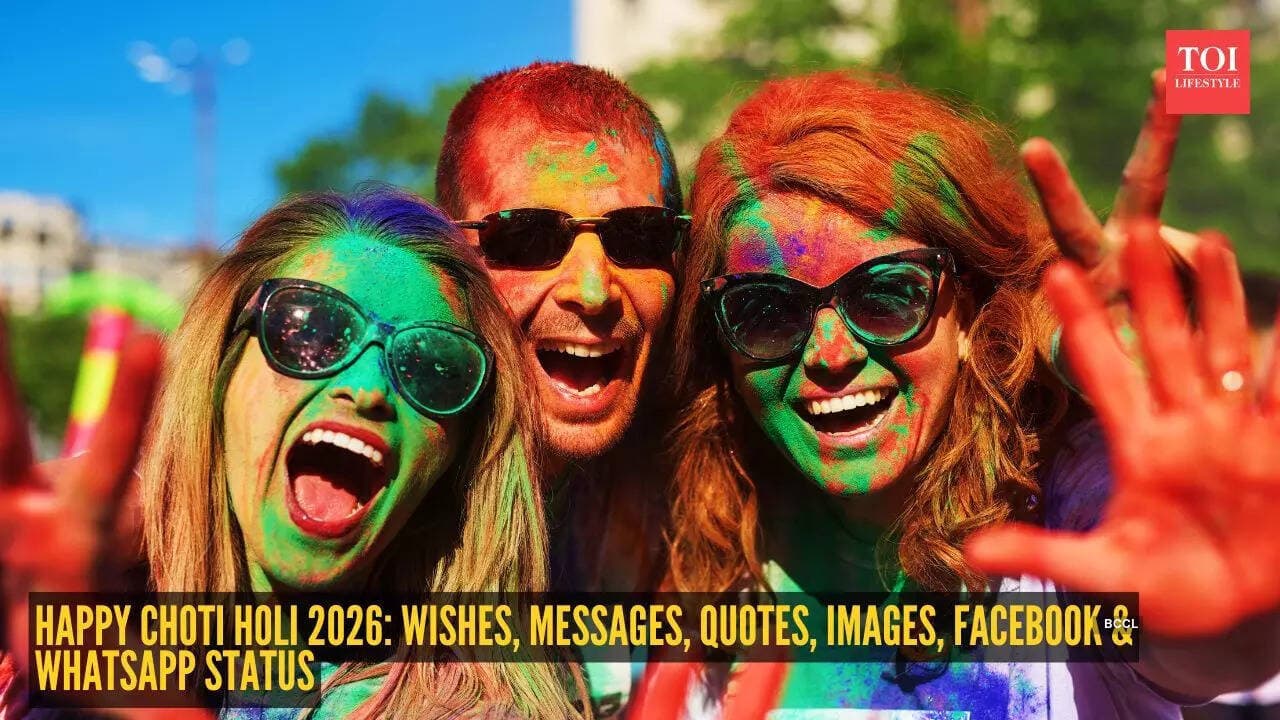 Happy Holi 2026: Wishes, messages, quotes, images, Facebook &amp; WhatsApp status