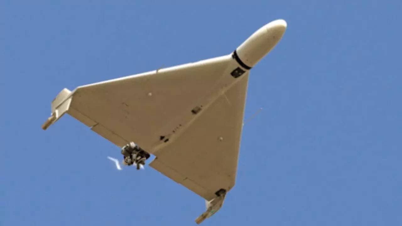 Inside Iran's war tunnel: Huge collection of drones displayed under Khamenei's images - watch