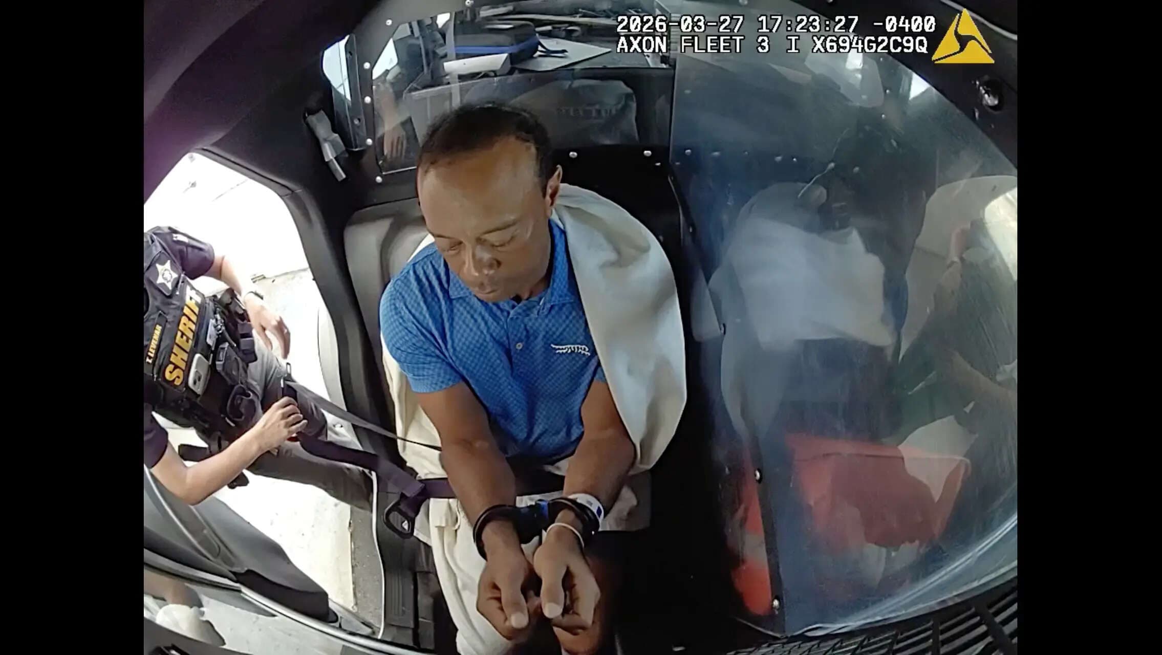‘I was talking to the President’: Tiger Woods heard in DUI arrest video