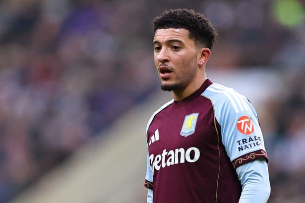 Unai Emery sends Jadon Sancho message to Man Utd after brutal Aston Villa warning