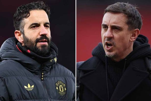 Gary Neville slams Ruben Amorim over treatment of Man Utd star who 'didn't get a chance'