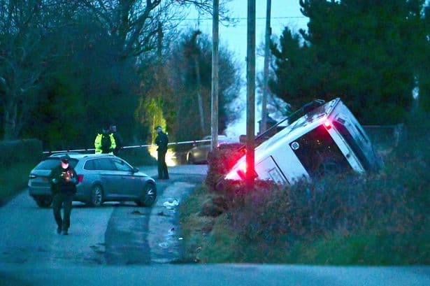 Belleeks school bus crash: Everything we know after bus carrying 40 kids flips