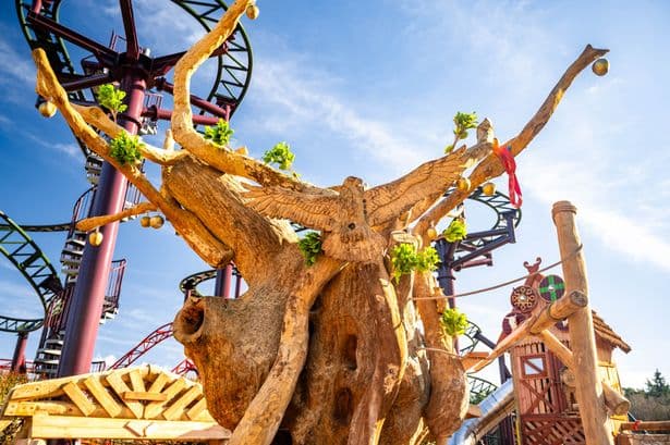 UK's 'best theme park' gives first look at new £12million land opening this year
