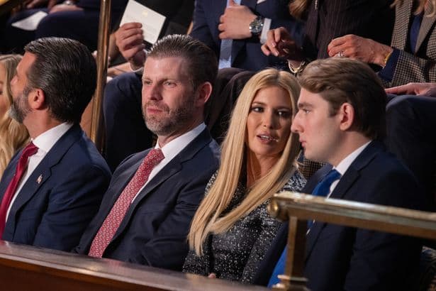 Barron Trump's mysterious whisper to Ivanka days before Iran war