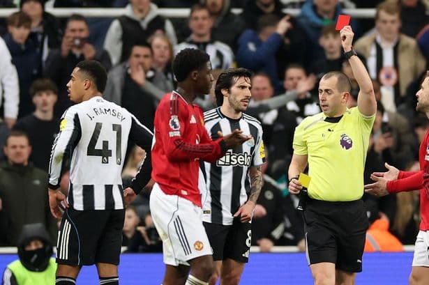 Man United handed instant penalty verdict moments after red card fury against Newcastle