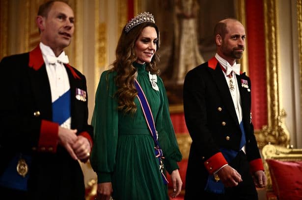 Kate Middleton dazzles at state banquet in Diana's favourite tiara
