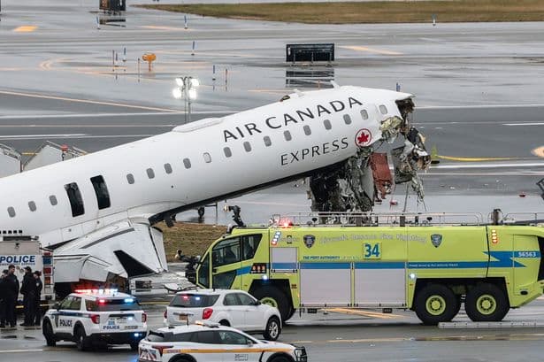 Exactly where Air Canada flight attendant was sat before surviving horror plane crash