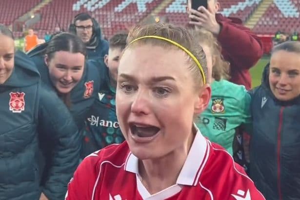 Wrexham Women's team talk video viewed millions of times sparks shameful response