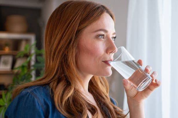 Woman, 57, says she 'barely has wrinkles' thanks to 'liquid gold' 83p-a-day drink