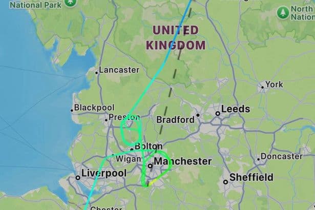 Ryanair flight diverted to Newcastle after failed landing at Manchester