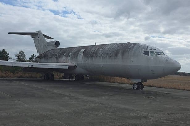 Epstein 'Lolita Express' rotting plane pictures with disturbing items left behind