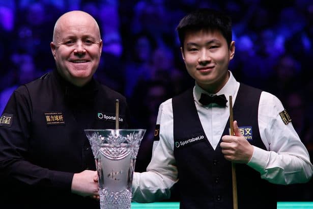 John Higgins summed up Zhao Xintong in two words as his snooker rival left stunned