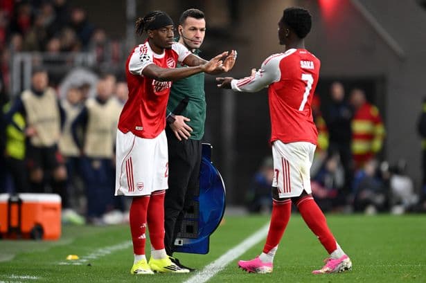 Bukayo Saka concern raised as Mikel Arteta hooks Arsenal star vs Bayer Leverkusen