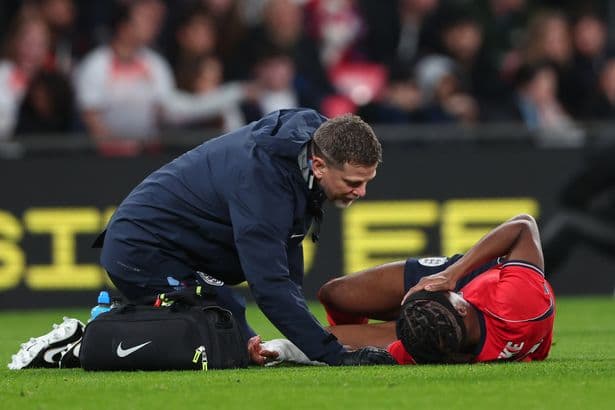 Noni Madueke forced off for England as Arsenal left with SEVEN injury worries